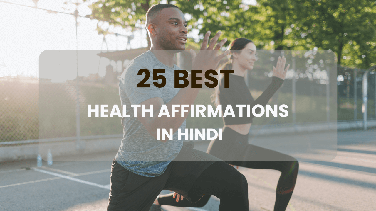 25 Health Affirmations in Hindi